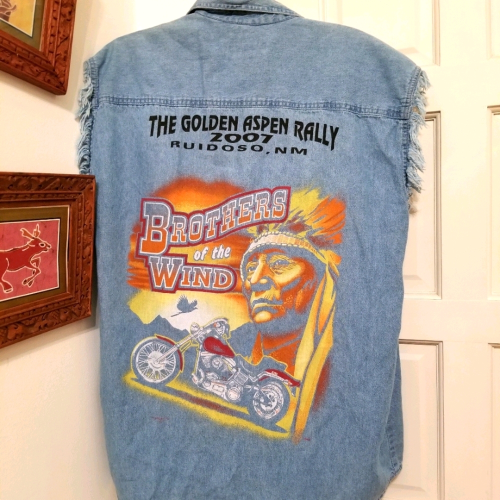 Vintagey Biker Rally Sleeveless shirt